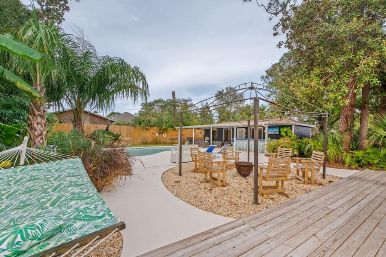 The Flip Flop Stop - Private Heated Pool, Pool House, Backyard Oasis And Game Room Panama City Beach Exterior foto